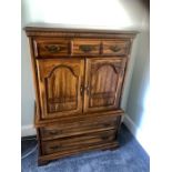 Modern cupboard with pigeon holes interior ( buyer to collect from a property in downham market )