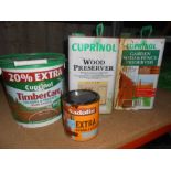 Sadolin and 3 Cuprinols ( various levels )