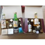 Assorted Whisky Miniatures Single and Vatted Malts