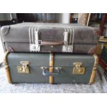 2 vintage suitcases