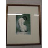 Mike Wheeler print rear portfolio of a naked woman