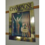 Yves saint Laurent Champagne perfume advertising print/ board 80x58cm