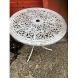 Cast Alloy Round Garden Table