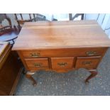 Reproduction Hardwood Lowboy 81 x 43 cm 78 cm tall