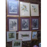quantity of framed prints