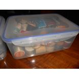 2 Tubs of Sewing Items , cottons etc etc