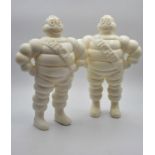 Mr Bib Michelin man mascots x 2