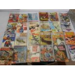 Box of War and Commando etc comic magazines