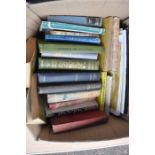 box of vintage books