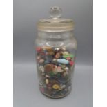 Jar of buttons