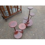 Art Deco Style Pot Stand 78 cm tall and one other
