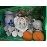 Stillage of China , Glass etc etc from House Clearance ( Stillage not included ) PLASTIC CRATES