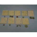 Roman coins x9 Gration (4) and other- irregular. These following lots are as found by a metal