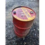 Vintage Carburol Oil Barrel 77 cm tall 46 cm wide
