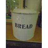 Large enamel bread bin 35x32cm