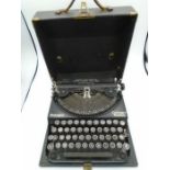 Vintage remington compact portable type writer
