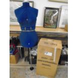 Adjustoform dressmakers model, has adjustable waist, bust, collar, arms etc with stand in original