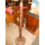 Antique Oak Standard Lamp 49 inches tall and table lamp