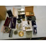 Box of Costume Jewellery including 2 silver rings