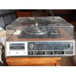 Vintage Binatone Hifi with Built in 8 track player and adapter to convert 8 track to normal