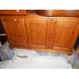 Modern 3 door Pine Cupboard