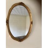 Gilt framed mirror