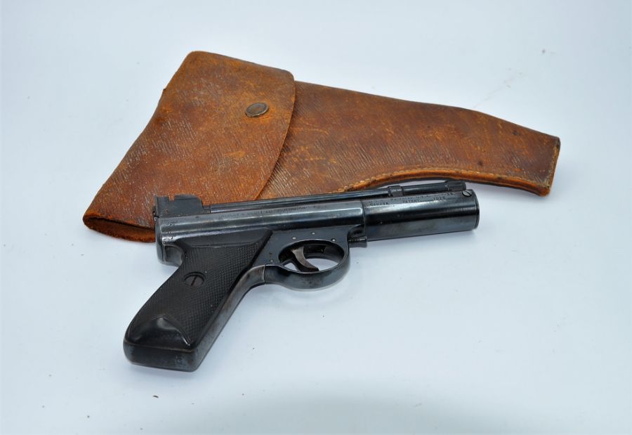 A WEBLEY .177 AIR PISTOL AND HOLSTER - Image 2 of 4