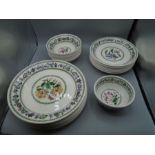 Portmeirion 'variations' by Susan Williams-Ellis 6 plates, 6 side plates, 5 desert bowls and a