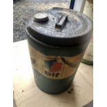 Vintage Elf Cougar Oil Barrel
