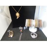 costume jewellery surplus stock from local jewellers, all new and unworn to include bracelets,