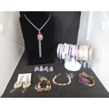 costume jewellery surplus stock from local jewellers, all new and unworn to include bracelets,