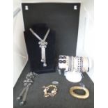 costume jewellery surplus stock from local jewellers, all new and unworn to include bracelets,