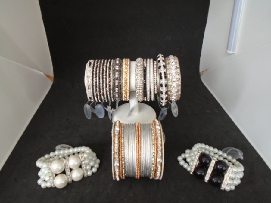 costume jewellery surplus stock from local jewellers, all new and unworn to include bracelets
