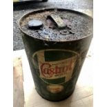 Vintage Wakefield Castrol Oil Barrel