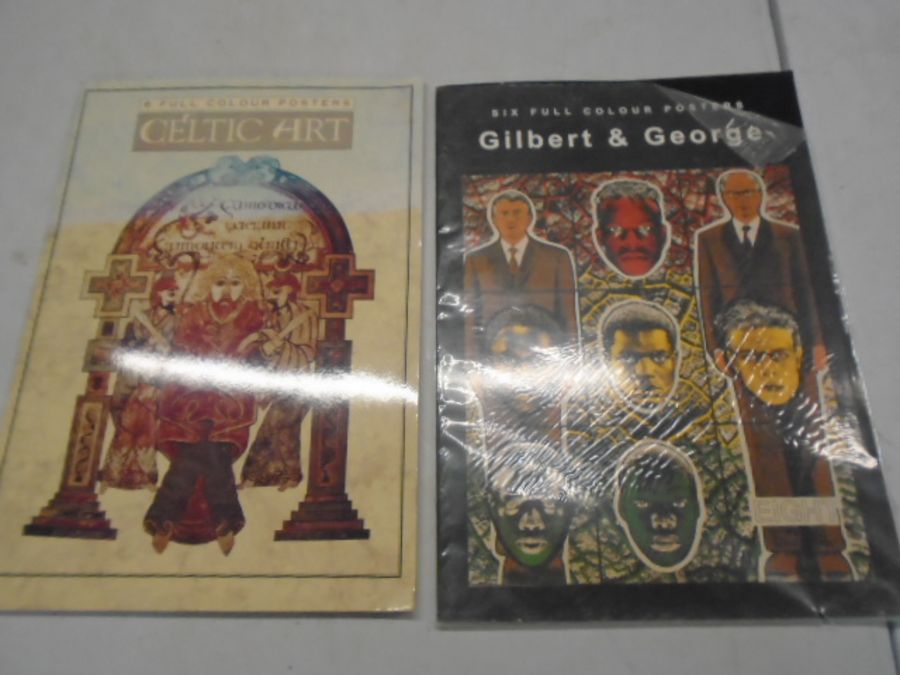 Celtic art and Gilbert and George full size posters, only 5 in the Gilbert and George