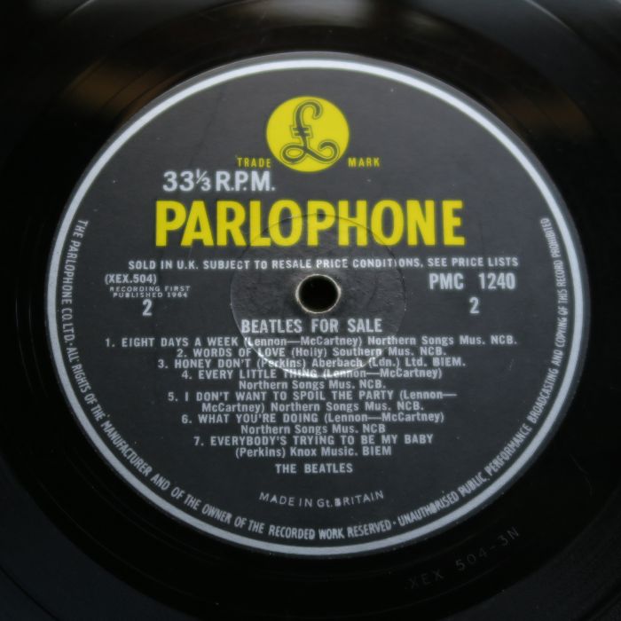 The Beatles "Beatles for Sale" Original UK Mono Vinyl Album - Image 7 of 7