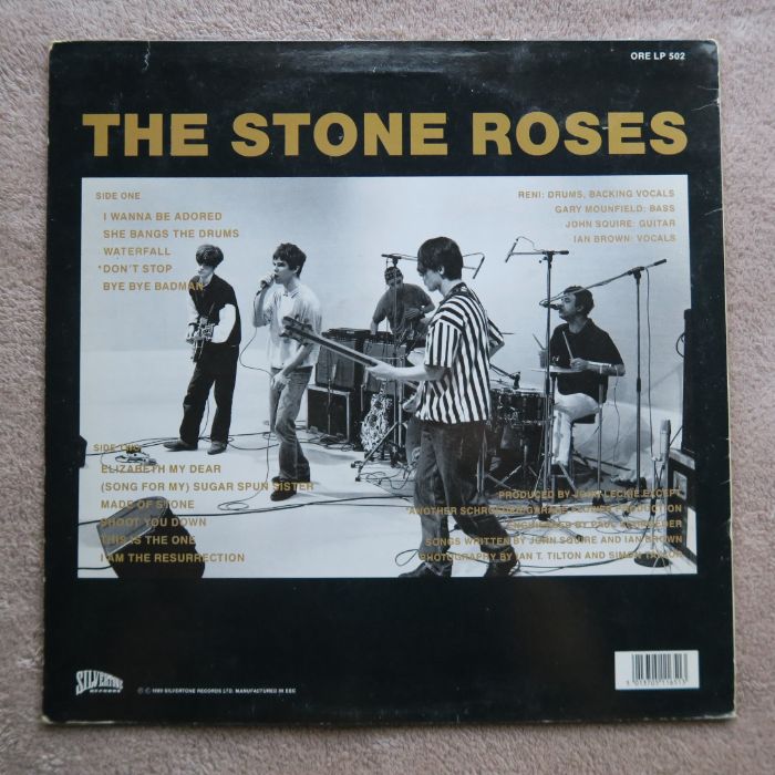 The Stone Roses Self Titled Debut LP Silvetone Vinyl - Image 3 of 9