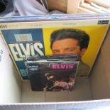 Elvis Presley Vinyl Collection 23 Records all pictured. 17 7" singles 6 vinyl LPs