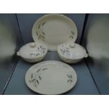 Alfred Meakin oval platters and 2 terrines