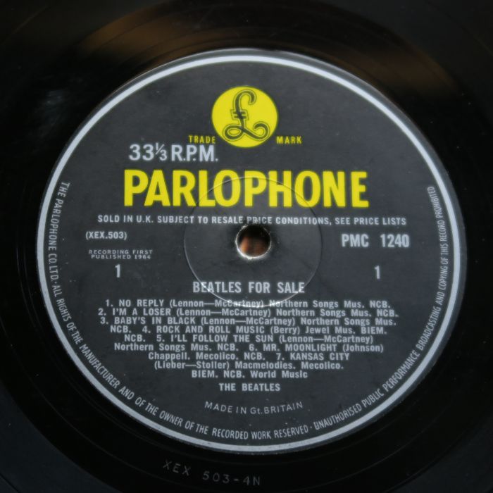 The Beatles "Beatles for Sale" Original UK Mono Vinyl Album - Image 6 of 7