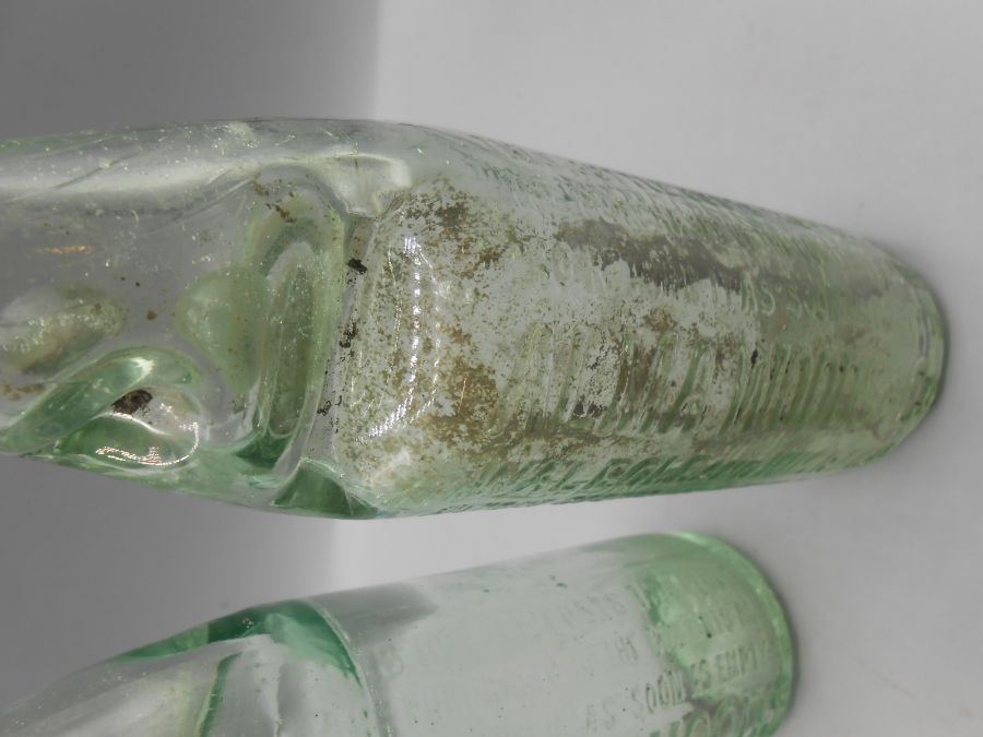 2 Alma Woods Walpole and Wisbech Codd bottles ( one chipped at neck ) and Chas Oldham Wisbech Codd - Image 4 of 6