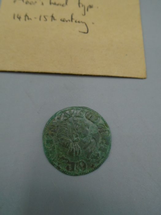 4x French jetton 15thc -mours head, Charles v11of France 1422, 1/2 ECV. These following lots are - Image 5 of 9