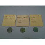 3 x Netherlands 3 x 17th/18thc duits