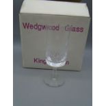 Wedgwood set of 6 boxed and wrapped glasses