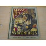Victorian childrens book 'pussy cat adventures' 1887