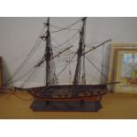 Model ship 'Old Hussar' 30x22"