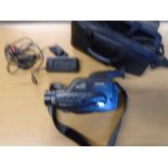 Samsung CCD 8x zoom camcorder in case