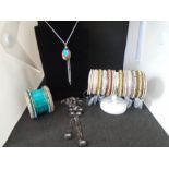 costume jewellery surplus stock from local jewellers, all new and unworn to include bracelets,