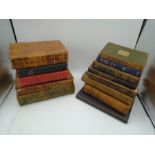 A collection of vintage books, 13 in total, to include 'A child's history of England' by Charles