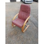 Retro chair for reupholstery